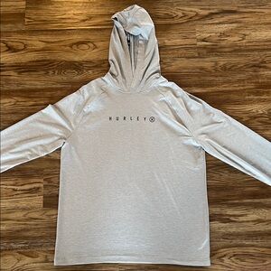 Hurley Light Gray Pullover Hoodie